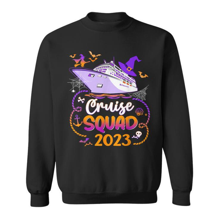 Halloween Cruise Squad 2023 Matching Cruising Crew Vacation Sweatshirt