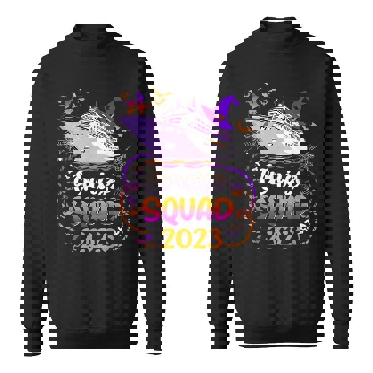 Halloween Cruise Squad 2023 Matching Cruising Crew Vacation Sweatshirt
