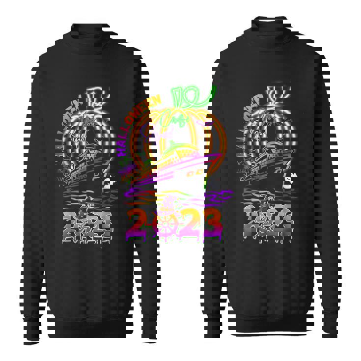 Halloween Cruise Squad 2023 Pumpkin Family Sweatshirt