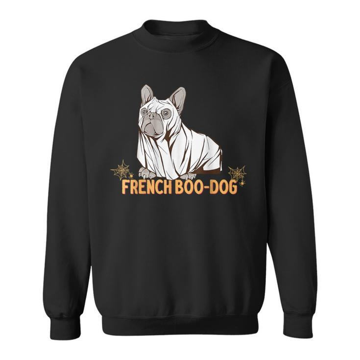 Halloween French Bulldog Dog Frenchie Spooky Ghost Sweatshirt