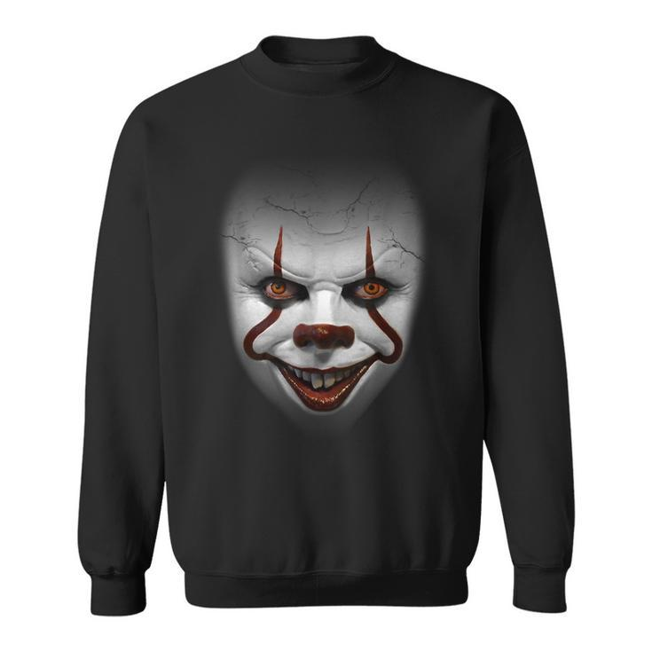 Halloween Party Blood Zombie Killer Horror Clown Face Halloween Sweatshirt