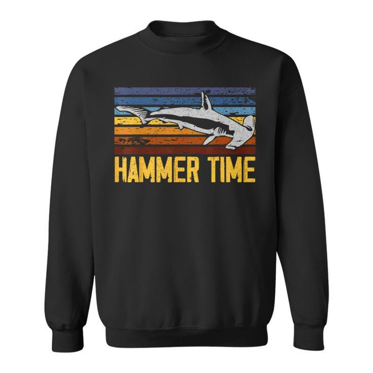 Hammer Time Hammerhead Shark Marine Biology Animal Sweatshirt
