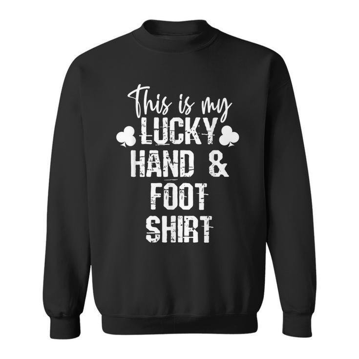Hand And Foot Card Game Player Sharks Cards Sweatshirt
