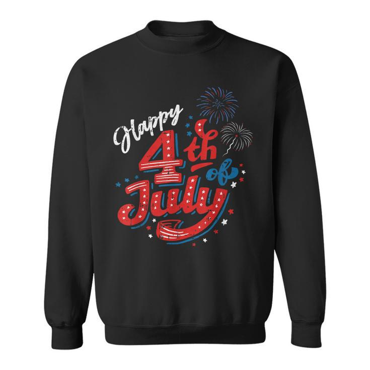 Happy 4Th Of July Cool Independence Day Patriotic American Sweatshirt