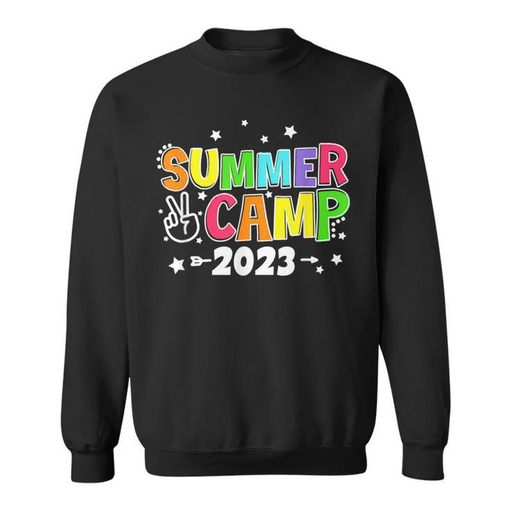 Happy Summer Camp Love Outdoor Activities For Boys Girls  Sweatshirt