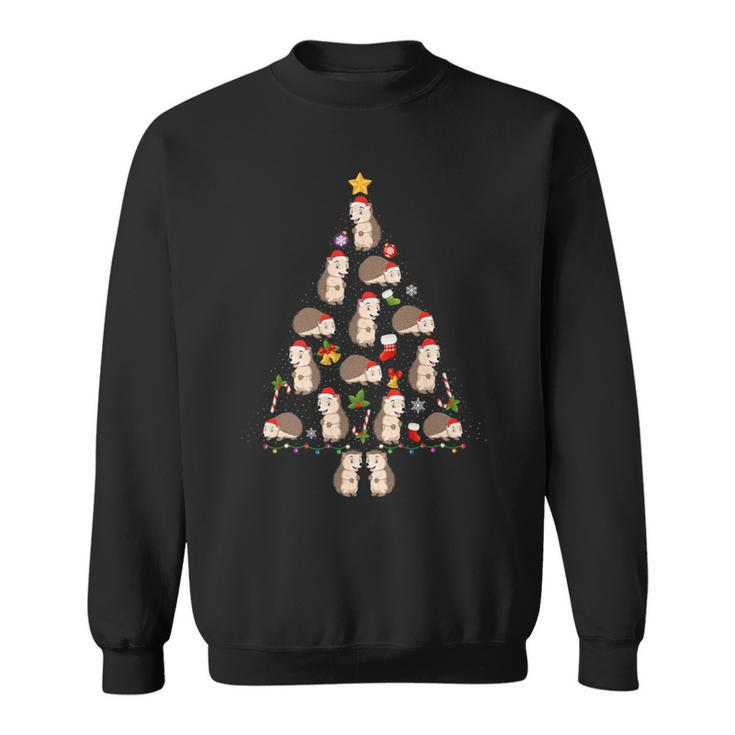 Hedgehog Christmas Tree Ugly Christmas Sweater Sweatshirt