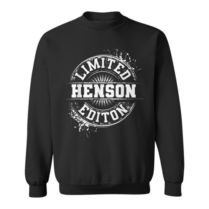 Henson Funny Surname Family Tree Birthday Reunion Gift Idea Sweatshirt