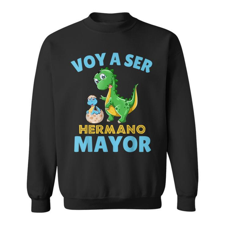 Hermano Mayor Dinosaurio Voy A Ser Hermano Mayor Sweatshirt