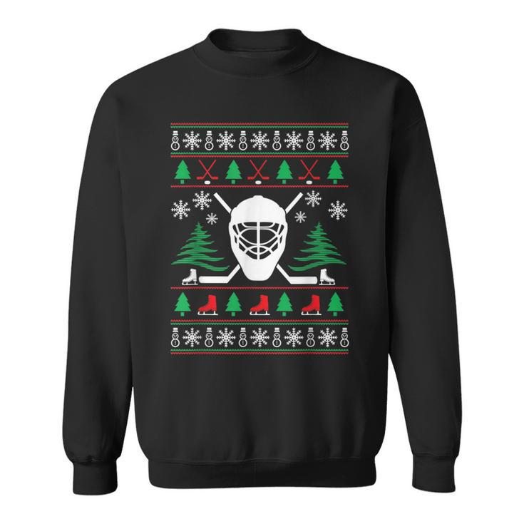 Hockey Ugly Christmas Sweater Hockey Sweatshirt