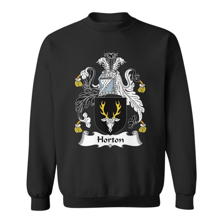 Horton Coat Of Arms Family Crest Family Crest Funny Gifts Sweatshirt