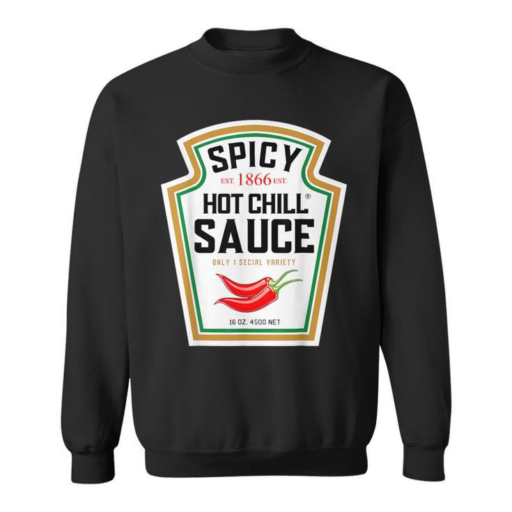Hot Chili Sauce Easy Diy Matching Halloween Costume Matching Sweatshirt