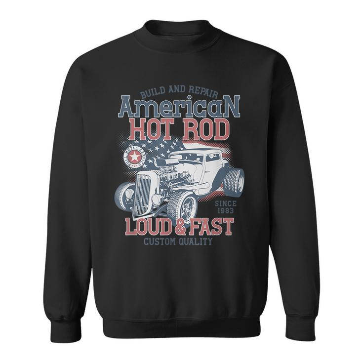 Hot Rod 80S Rockabilly Clothing Sock Hop Vintage Classic Car 80S Vintage Designs Funny Gifts Sweatshirt