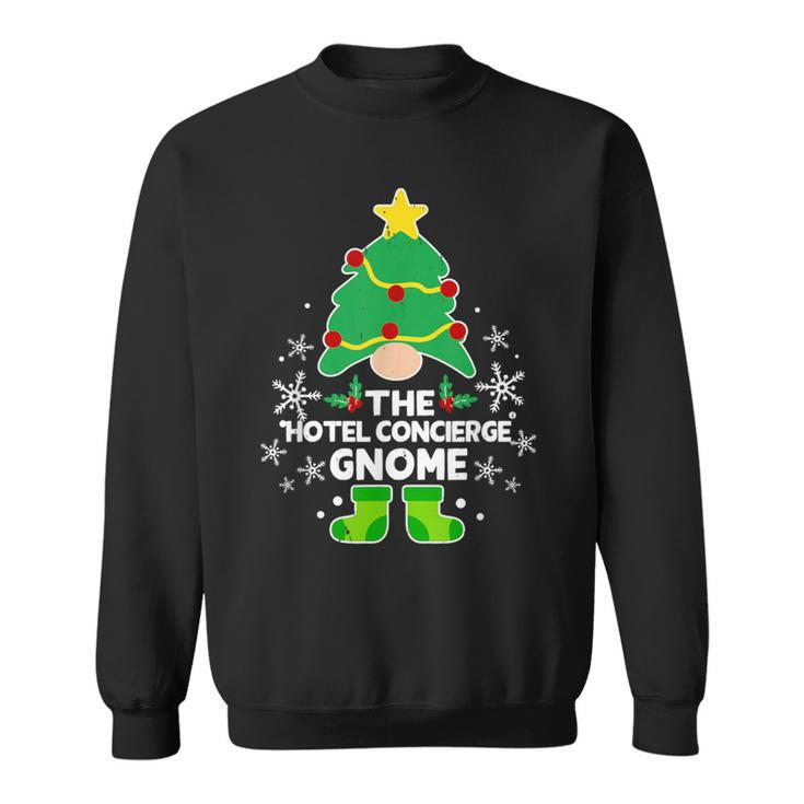 Hotel Concierge Gnome Xmas Family Holiday Christmas Matching Sweatshirt