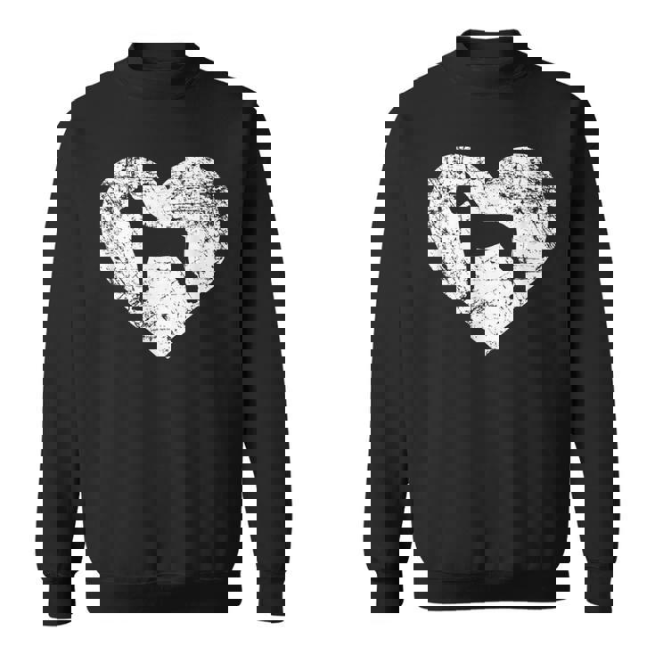 I Love Great Dane Dog Funny Cute Pet Owner Gift Sweatshirt