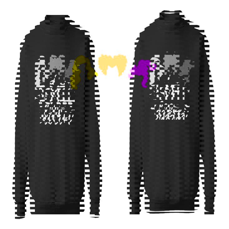 I Smell Children Funny Halloween Witches Costume Halloween Funny Gifts Sweatshirt