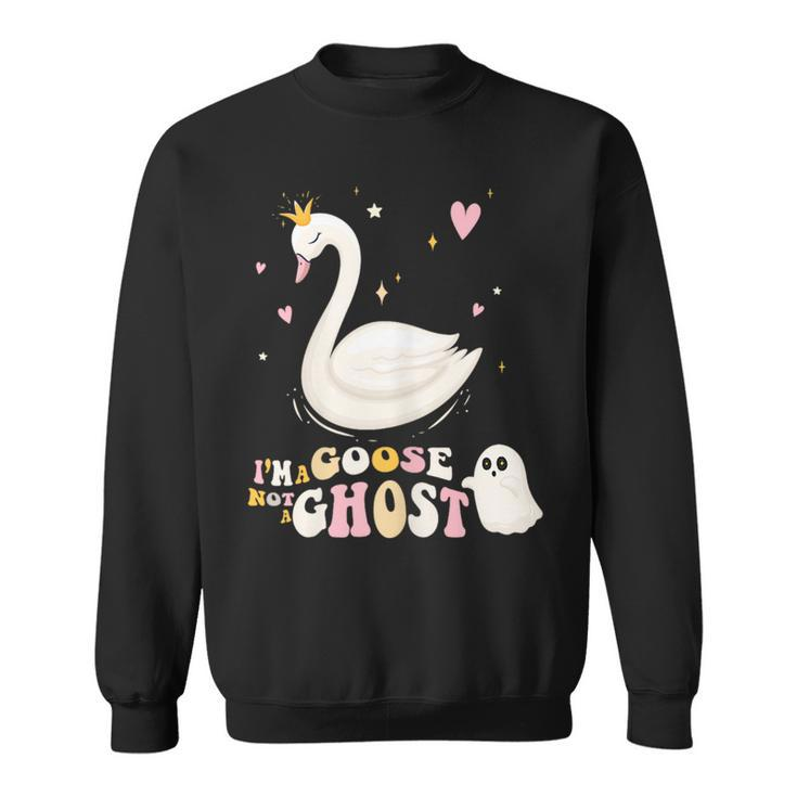 Im A Goose Not A Ghost Funny Cool Animal  Sweatshirt