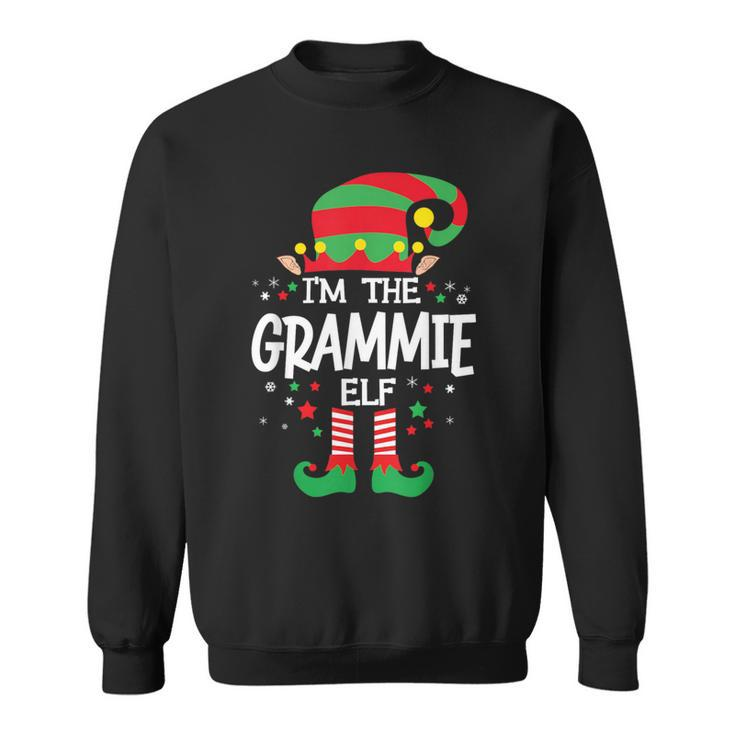 I'm The Grammie Elf Family Group Matching Christmas Pajama Sweatshirt