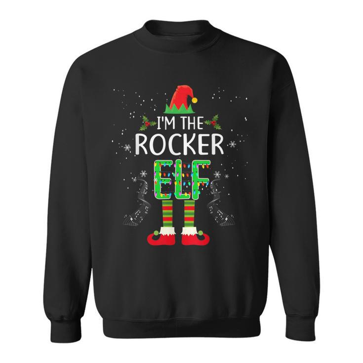 I'm The Rocker Elf Matching Family Group Christmas Sweatshirt