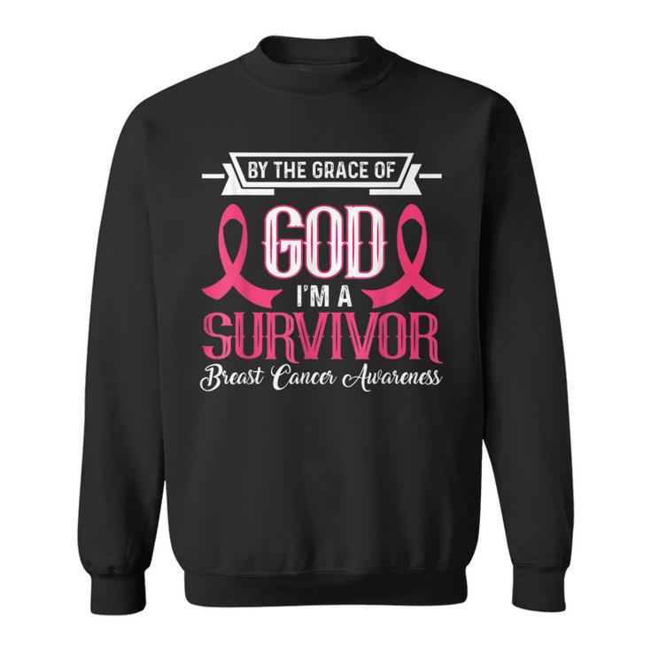 I’M A Survivor Breast Cancer Awareness Pink Ribbon Sweatshirt