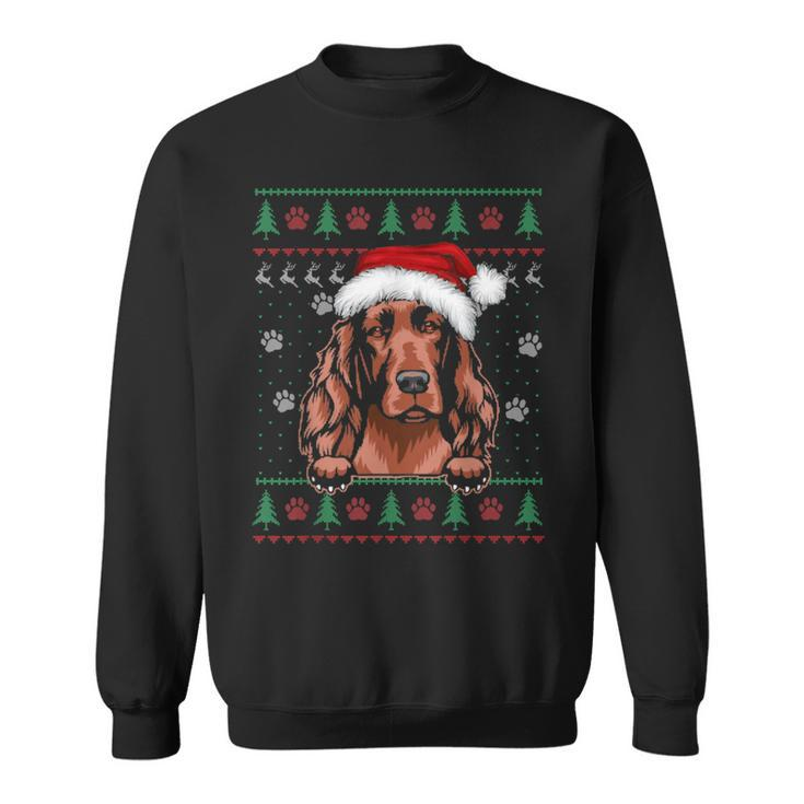 Irish Setter Christmas Ugly Sweater Dog Lover Sweatshirt