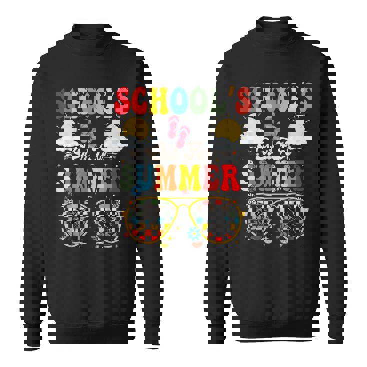 Is It Summer Break Yet Lunch Lady Last Day Of School Groovy Sweatshirt