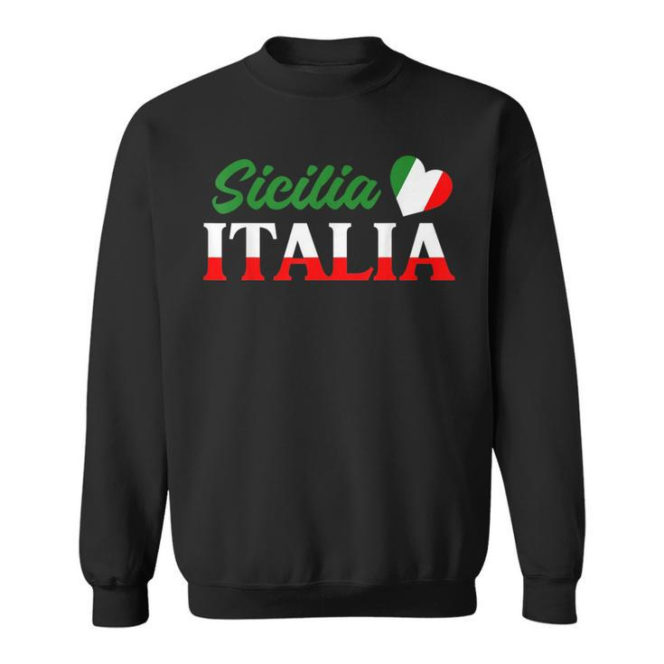 Italian City Italy Born Culture Cute Sicilia Italia  Sweatshirt