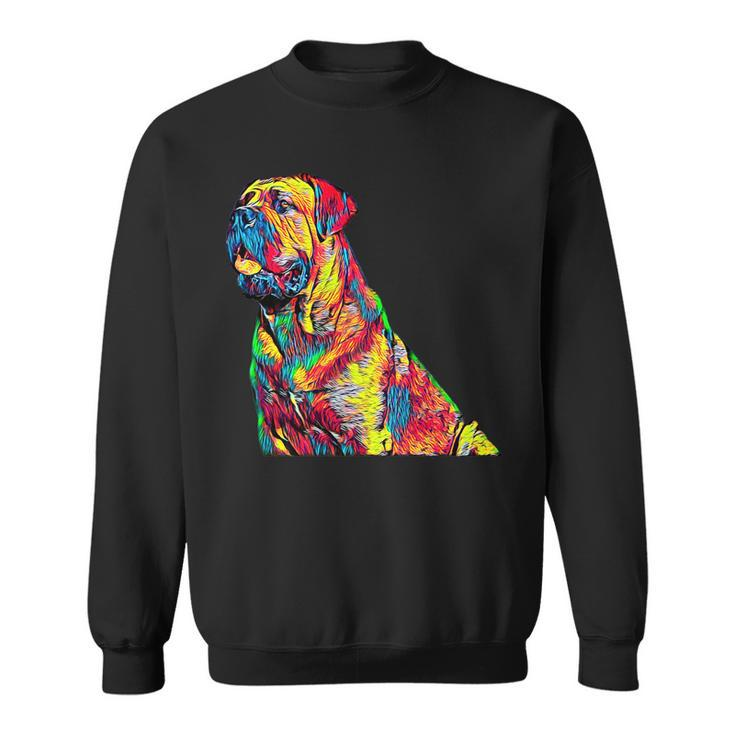 Italian Mastiff Head Cane Corso Dog   Sweatshirt
