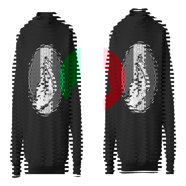 Italy Italian Funny Hand Gesture Flag Pride Fan Soccer Gift Sweatshirt