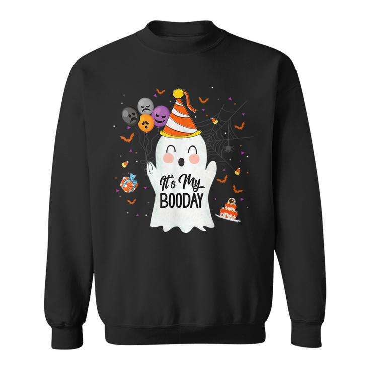 It's My Boo Day Horror Halloween Birthday Ghost Halloween Sweatshirt