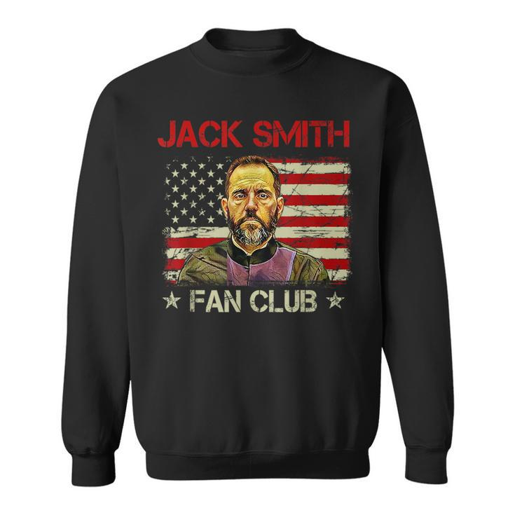 Jack Smith Fan Club Retro Usa Flag American Funny Political  Sweatshirt