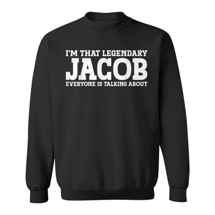 Jacob Surname Funny Team Family Last Name Jacob  Sweatshirt