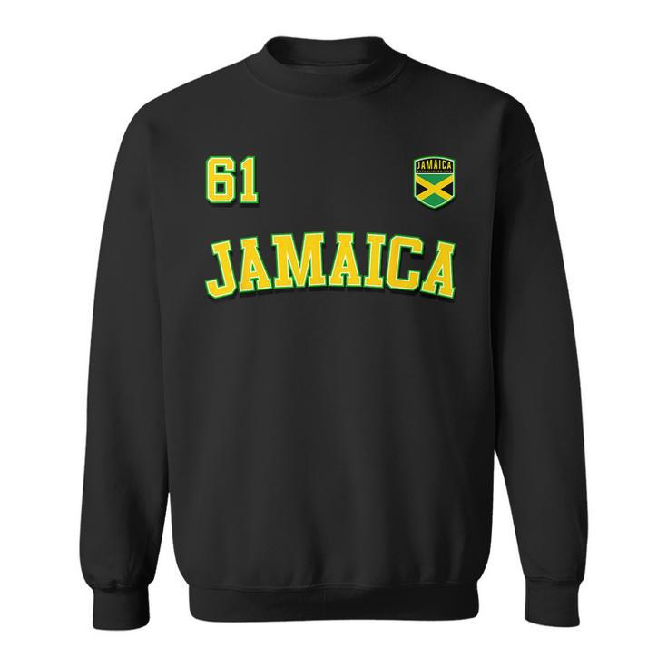 Jamaica 61 Independence Day 2023 Jamaican Flag Clothing  Jamaican Flag Gifts Sweatshirt