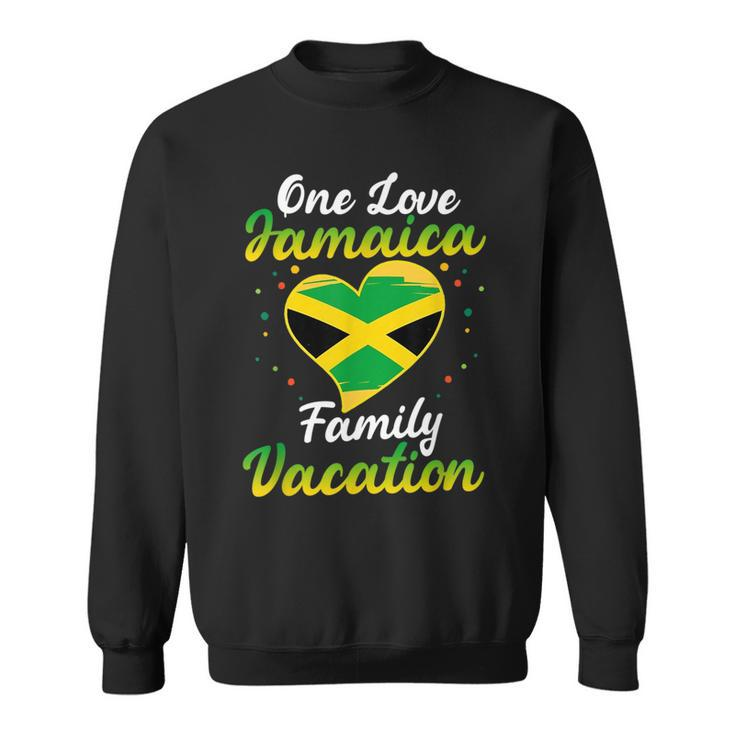 Jamaica Family Vacation  Matching Squad Jamaican Flag  Sweatshirt