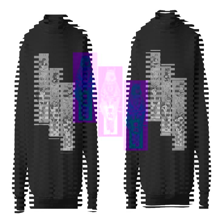 Japanese Anime Devil Girl Vaporwave Streetwear Lofi Sweatshirt