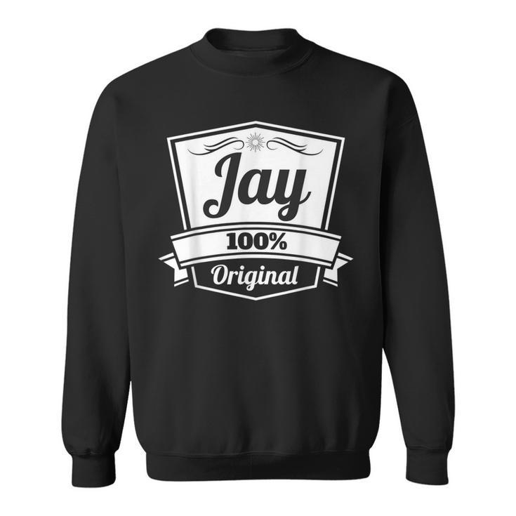 Jay Jay Personalized Name Birthday Sweatshirt