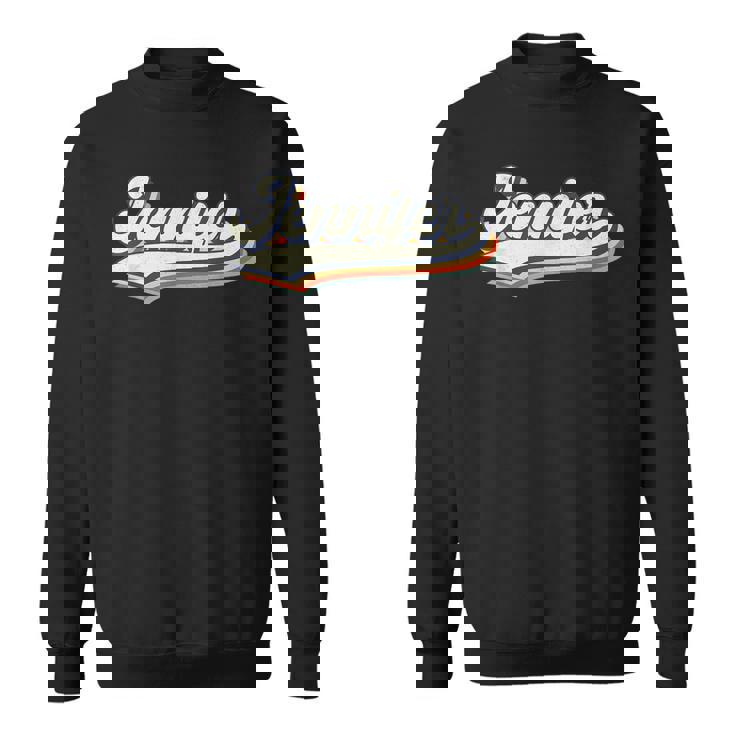 Jennifer Name Personalized Vintage Retro Jennifer Sport Name Sweatshirt