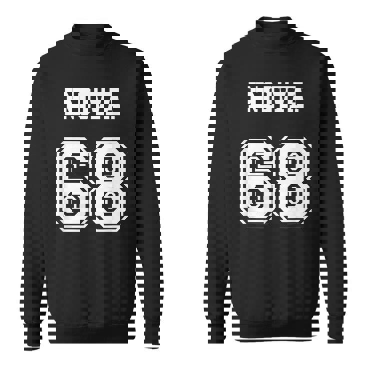 Jersey Style Nova 68 1968 Classic Old School Muscle Car Sweatshirt