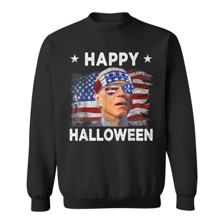 Joe Biden Happy Halloween Funny 4Th Of July Joe Biden Funny Halloween Funny Gifts Sweatshirt