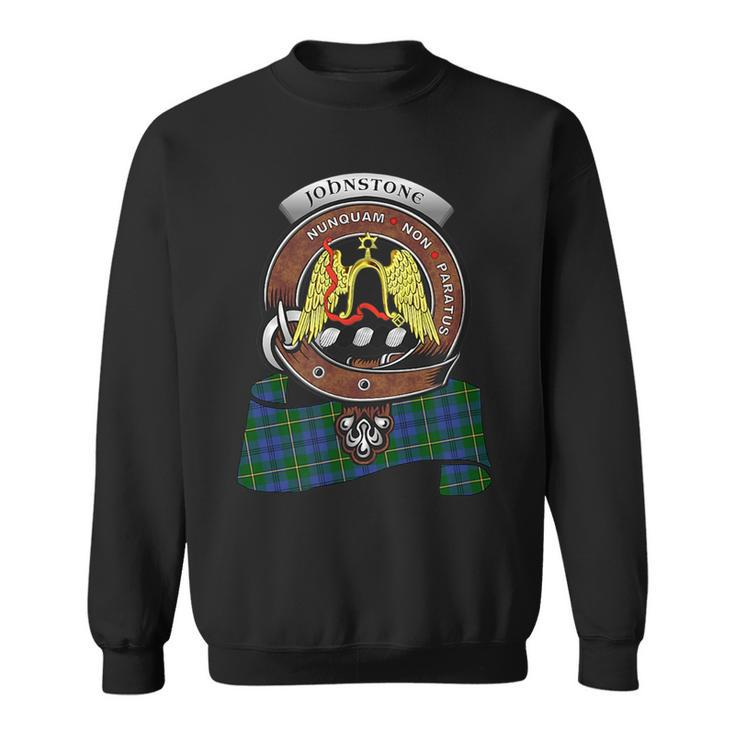 Johnstone Clan Badge & Tartan Sweatshirt