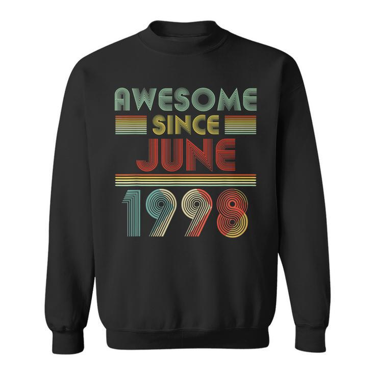June 1998 21 Years Old 21St Birthday Decorations Sweatshirt