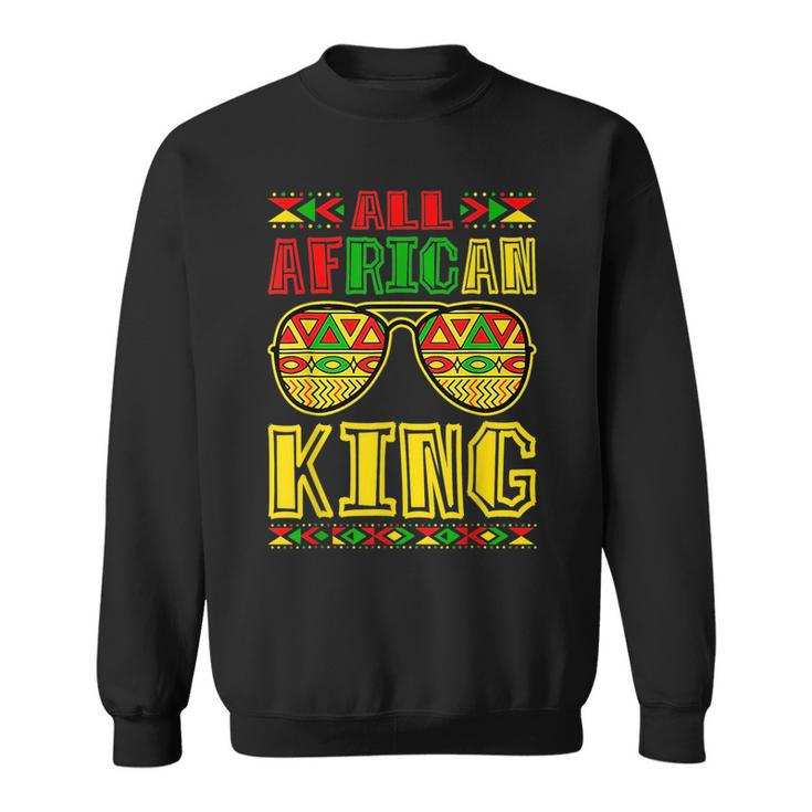 Junenth Black History Month African King Family Matching  Sweatshirt
