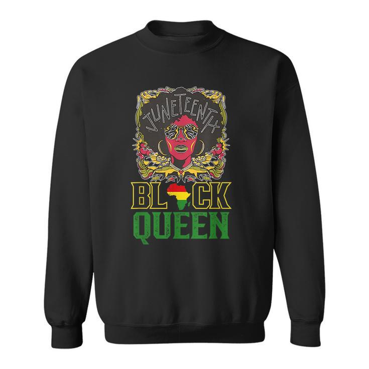 Junenth Black Queen 1865 American Africa Us Usa America  Sweatshirt