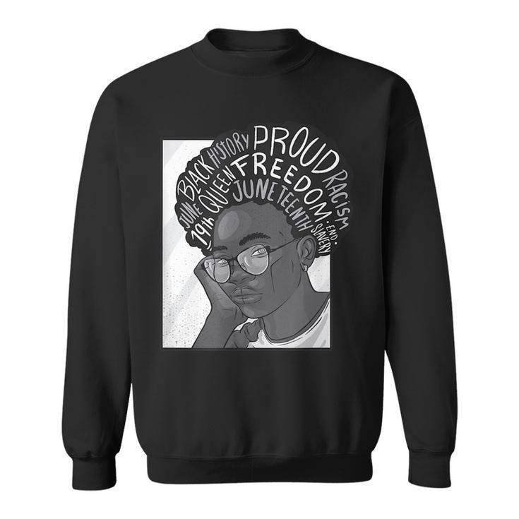 Junenth Celebrating Black Freedom 1865 - African American Sweatshirt