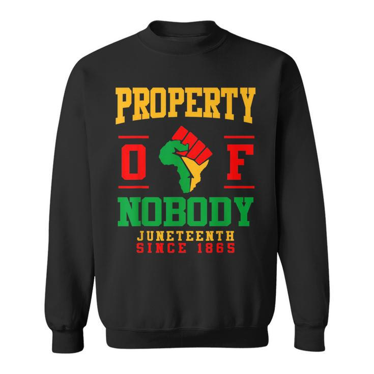 Junenth Since 1865 Black History African American Freedom Sweatshirt