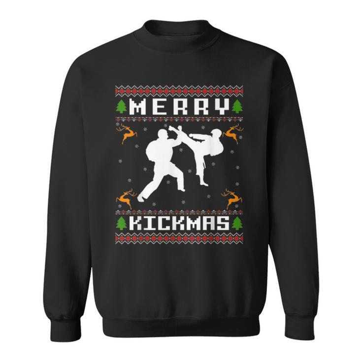 Karate Ugly Christmas Sweaters Sweatshirt
