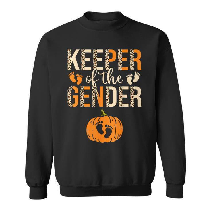 Keeper Of The Gender Reveal Baby Announcement Halloween Sweatshirt