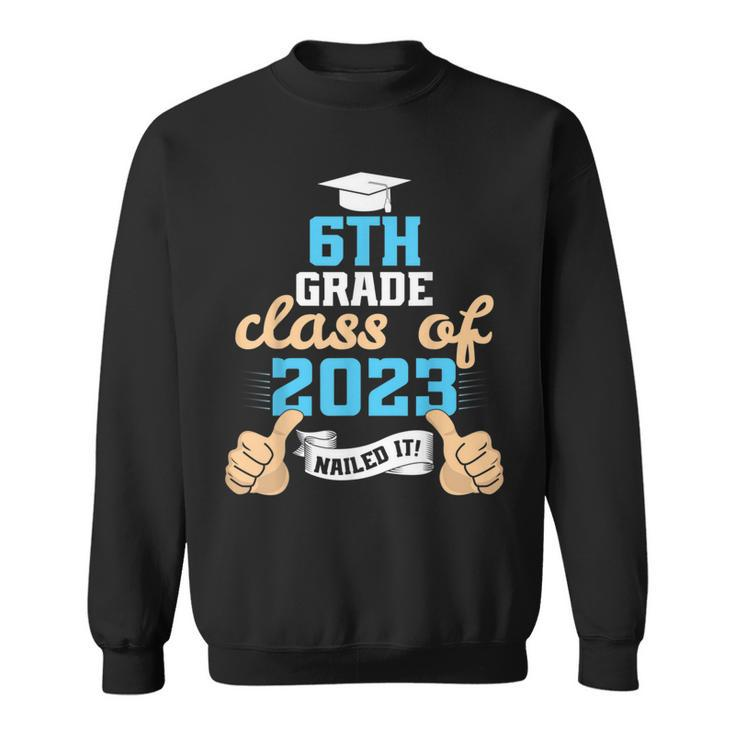 Kids 6Th Grade Class Of 2023 Girls Boys School Graduation  Sweatshirt