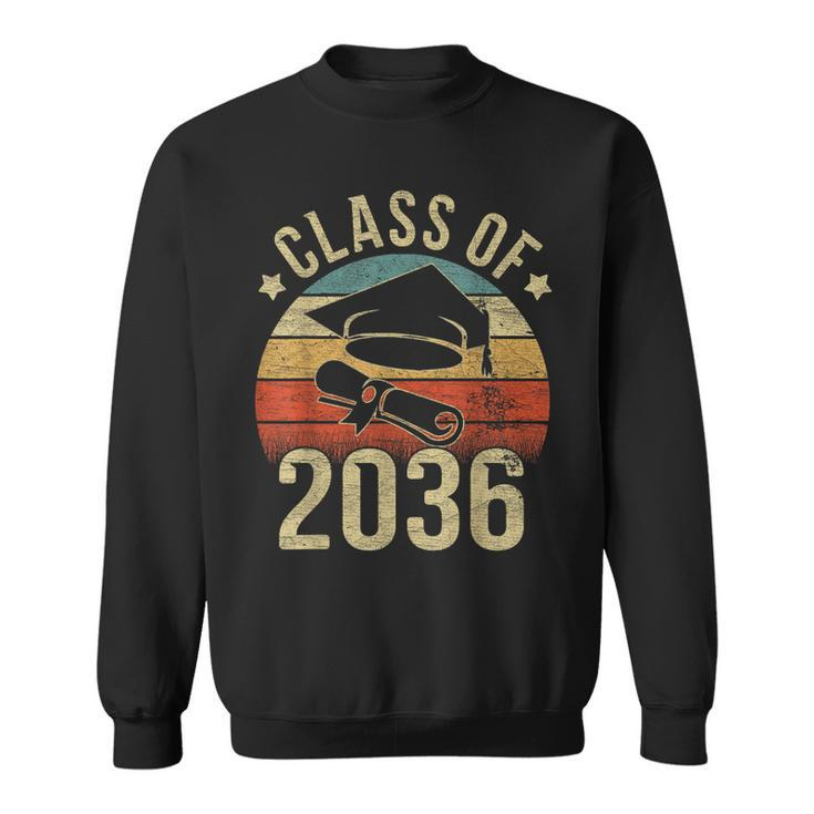 Kindergarten To Graduation Class Of 2036 Grow With Me Sweatshirt