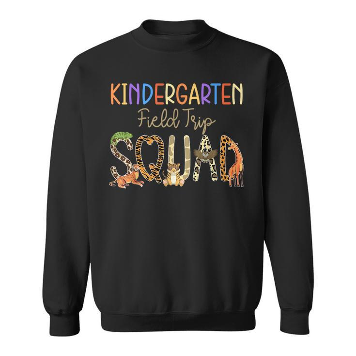 Kindergarten Students School Zoo Field-Trip Squad Matching  Sweatshirt
