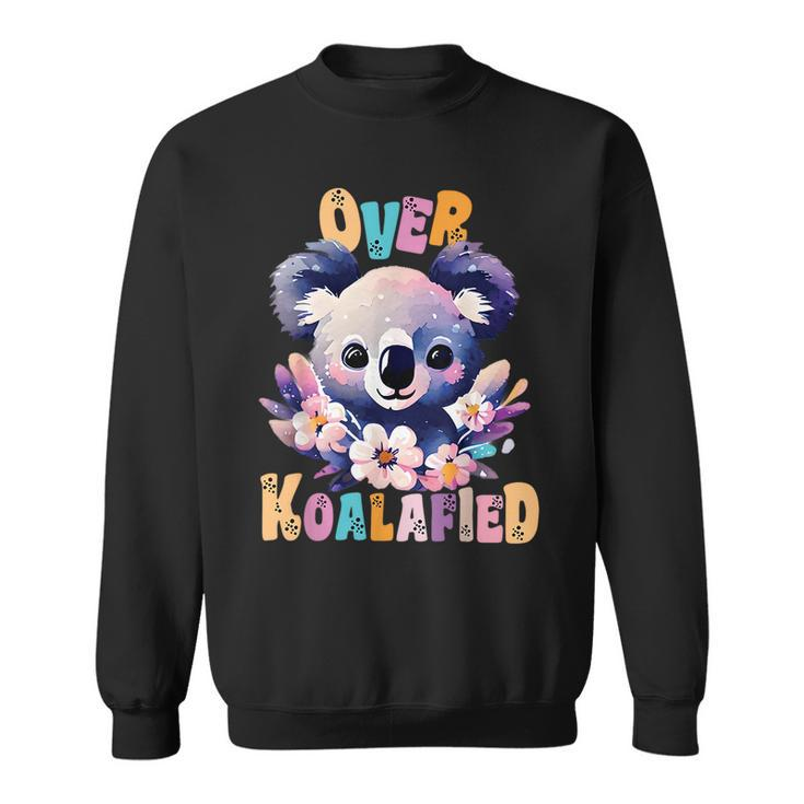 Over Koalafied Cute Colorful Koala Bear Sweatshirt